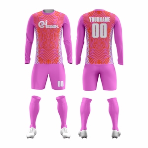 Uniforme de football unisexe respirant sur mesure avec tissu anti-transpiration à séchage rapide pour les athlètes professionnels toutes saisons - Product Image 3
