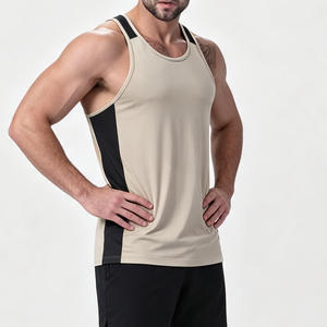 Débardeur de sport pour homme de haute qualité, personnalisé, sans manches, coupe courte et ample, pour la musculation, le gym et le streetwear décontracté - Product Image 1