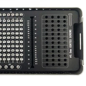 ชุดสกรูเกลียวปล่อยอัตโนมัติ Azicon ขนาด 5.5 มม. จำนวน 470 ชิ้น พร้อมกล่องเก็บสกรู สกรูสำหรับกระดูกขนาดใหญ่ชนิดไทเทเนียมสแตนเลสสำหรับศัลยกรรมกระดูก - Product Image 3