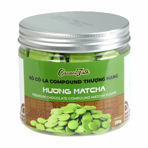 Wholesale Hot Selling Shipping <b>Direct</b> Factory HALAL Compound Chocolate OEM/ODM <b>Bakery</b> Biscuits Matcha Chocolate Button Cocoa 1KG - Product Image 1
