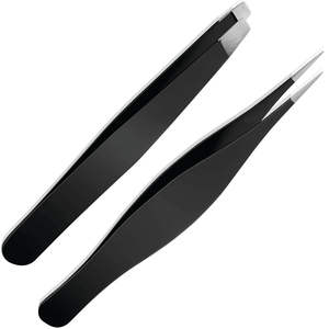 Pinzas de Cejas de Alta Calidad para Mujeres y Hombres, Pinzas Profesionales de Acero Inoxidable Inclinadas y Puntiagudas para Vello Encarnado - Product Image 2