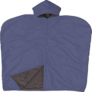Couverture imperméable à capuche pour équipe de football, avec logo personnalisé imprimé, pour joueurs, avec poches - Product Image 1