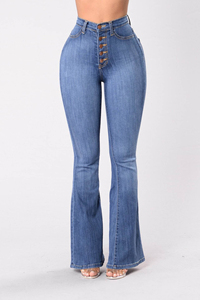 Jeans de Mezclilla Azules para Mujer, Nueva Colección, Lavables, Ajustados, Casuales, en Oferta - Product Image 5