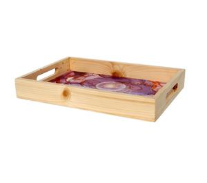 Plateau de table pour la maison et la salle à manger, 100% fait main, de haute qualité, pour le rangement et le service des aliments, élégant et durable, plateau décoratif, prix abordable - Product Image 1