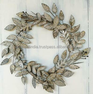 Handmade Rustic Finished Metal <b>Wreath</b> New Design Christmas <b>Wreath</b> For Festival Decoration Metal <b>Wreath</b> In High Quality - Product Image 3