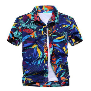 Camisas Hawaianas Personalizadas de Verano para Hombre, Blusas de Manga Corta con Estampado Informal, Camisetas Hawaianas con Diseño Gráfico Personalizado para la Playa - Product Image 1
