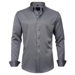 Premium Men <b>Office</b> <b>Shirts</b> Professional Business Wear Long Sleeve Formal Dress <b>Shirt</b> Custom Design Manufacturer - Product Image 1