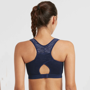 Sujetador Deportivo de Mujer de la Mejor Calidad, Sin Costuras, de Spandex y Poliéster, Transpirable, de Secado Rápido, para Yoga y Gimnasio, con Logotipo Frontal, Tallas Grandes - Product Image 3