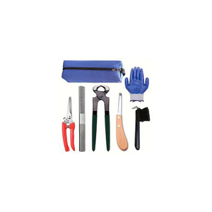 Complete Equine Hoof Trimming Tool Kit With Carry Bag Horse Hoof Care Rasp Nipper Knife Pliers Set - Product Image 1