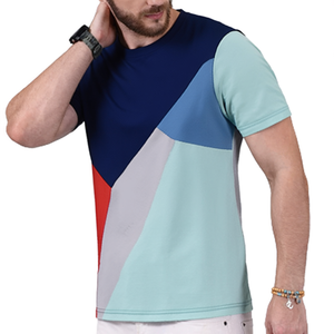 T-shirt d'été pour homme à séchage rapide en coton, manches courtes, personnalisable, nouvelle collection - Product Image 3