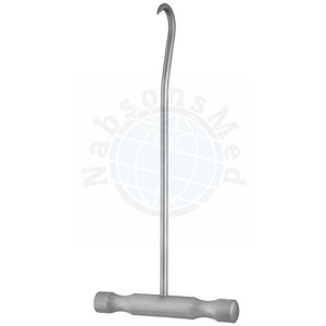 NABSONS MED Gancho para Huesos Grande con Mango en T, Acero Inoxidable Alemán, Instrumento Quirúrgico Ortopédico Manual, Reutilizable para Manipulación Ósea, CE - Product Image 3