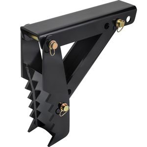 อุปกรณ์เสริมเหล็กกล้าสีดำขนาด 18 นิ้ว สำหรับงานหนัก ความหนาของฟัน 1/2 นิ้ว แบบยึดด้วยสลักเกลียว D 12 มม. สำหรับตัวจับแบบนิ้วโป้งสำหรับรถแบคโฮ - Product Image 1