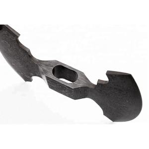 หัวขวานเหล็กดามัสกัสทำมือ หัวขวานไวกิ้งแบบมีหนวด - Product Image 2