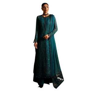 Robes de mode élégantes, robes de mariée, tenues de mariage, robes de soirée, broderies faites à la main, travail complet de sequins, robes de réception - Product Image 1