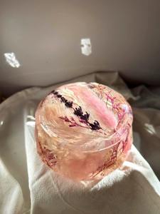 Caja de Resina Floral Hecha a Mano de Primera Calidad, Organizador Decorativo para Guardar Joyas, Pequeño Regalo de Joyería de Resina Personalizado - Product Image 2