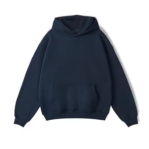 ผู้ผลิตเสื้อฮู้ดดี้โอเวอร์ไซส์สำหรับผู้ชาย ผ้าฝ้ายหนา สตรีทแวร์ แบรนด์ส่วนตัว รับผลิตแบบ OEM ขายส่ง - Product Image 1