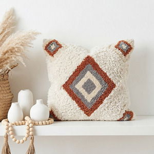 Beautiful Rustic Diamond Tufted <b>Pillow</b> 20x20 <b>Sofa</b> CoverHome Decor Designer Durable Tufted Custom Design Tufted Pillowsham - Product Image 1