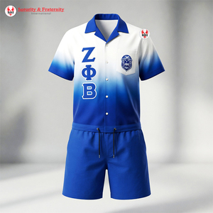Pyjama de haute qualité pour femmes de la sororité Zeta Phi Beta, ensemble de vêtements de nuit |   Ensemble de pyjamas personnalisés en gros, vêtements de détente, mode - Product Image 5