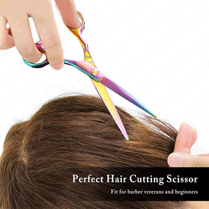 Tijeras de Peluquería Profesionales de Primera Calidad para Mano Derecha, de Acero Inoxidable, con Filo Afilado, Diseño Profesional - Product Image 5