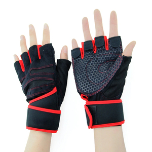 Custom Logo Workout Gym <b>Gloves</b> Weight Lifting <b>Gloves</b> Anti Slip Breathable Fitness <b>Gloves</b> with Adjustable Wrist Support - Product Image 5