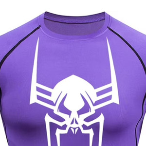 Camiseta de Compresión de Manga Larga para Hombre, Cuello Redondo, Corte Ajustado, Deportiva, Tejida en Poliéster, Secado Rápido, Ecológica y Transpirable - Product Image 6