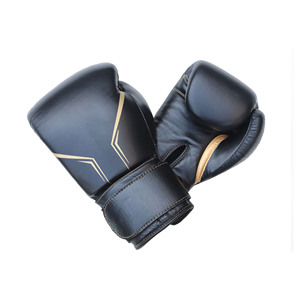 Gants de boxe en cuir premium avec fentes pour les doigts et fermeture auto-agrippante au poignet pour adultes, entraînement et fitness. - Product Image 2