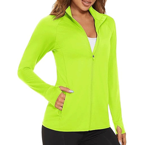 Vestes zippées athlétiques légères et tendance pour femmes 2025 – Sweats à capuche, hauts de sport pour la gym et le yoga, vêtements de course et d'entraînement avec poches, veste de yoga - Product Image 1