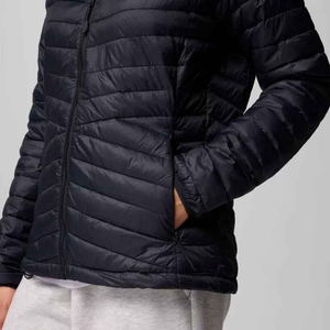 Custom Women's <b>Cropped</b> Hooded <b>Puffer</b> <b>Jacket</b> Lightweight Quilted Winter Coat Embroidered Athletic Outerwear - Product Image 5