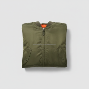 เสื้อแจ็คเก็ตบอมเบอร์ผู้ชาย กันลม รับผลิตตามแบบ OEM ขายส่ง - Product Image 3