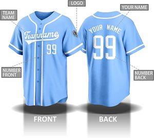 Maillot de baseball personnalisé OEM respirant et à séchage rapide pour équipes sportives, unisexe, manches courtes, vente en gros - Product Image 2