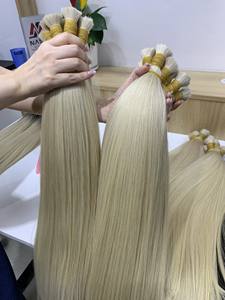 ผมแท้จากเวียดนาม60 100% สีบลอนด์ต่อผมจำนวนมาก - Product Image 5