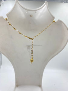 Elegante collar de Latón chapado en oro, cadena de estilo clásico, joyería para compromiso de boda o uso diario, regalo perfecto - Product Image 2