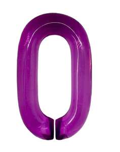 Grande chaîne en résine de style moderne, mélange de couleurs, punk, creuse, grosse et longue, décoration murale artisanale de haute qualité - Product Image 1