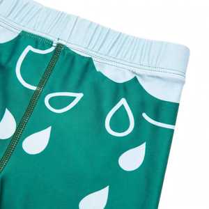 <b>Women's</b> High Waist Full Length <b>Leggings</b> Green <b>White</b> Animal Print Spandex/Nylon Sporty Comfortable Stretchy - Product Image 5