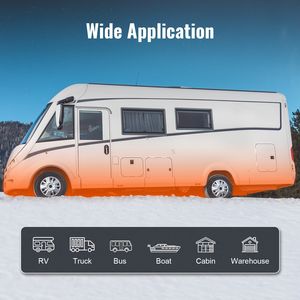 12V 8KW Diesel riscaldatore di parcheggio telecomando LCD 10L serbatoio del carburante rapido riscaldamento a basso rumore per RV rimorchio Camper Van Boat uso interno - Product Image 6
