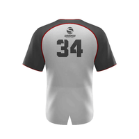 Uniforme de baseball classique, unique, nouveau design, respirant, 100% polyester, avec couleurs et noms d'équipe personnalisables, séchage rapide, vente en gros