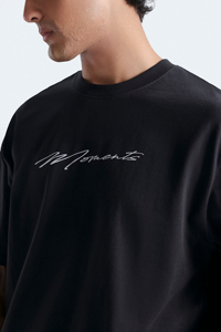 T-shirt oversize tendance pour homme, coupe ample, en coton, streetwear, imprimé graphique, uni, personnalisable, vente en gros - Product Image 6