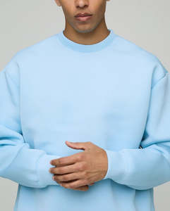 Fabricant de vêtements, vente en gros, sweat-shirts à col rond en coton mélangé personnalisés 350 g/m², sweat-shirts pour hommes - Product Image 3