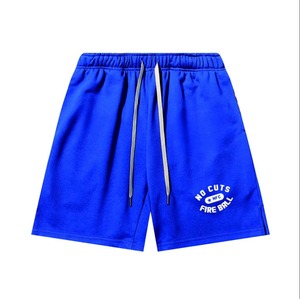 Pantalones Cortos Ligeros de Mezcla de Algodón para Hombre, con Bordado de Leopardo, Estilo Vintage, Cierre con Cordón y Función Antiarrugas - Product Image 1