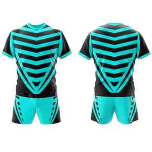 Uniforme de rugby d'automne de qualité professionnelle, 100% polyester, respirant, séchage rapide, manches courtes, personnalisable avec le nom de l'équipe, le logo et les positions - Product Image 4