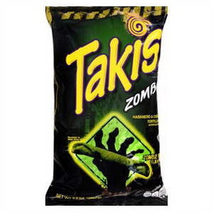 Chips de Tortilla Enrollados con Sabor a Pepino y Limón Habanero Takis Zombie 280g/92/93 - Product Image 4