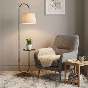 Lámpara de Pie Minimalista de Hierro con Pantalla, Diseño Industrial Moderno, Hecha a Mano, Decoración para Cumpleaños, Bodas, Hogar, Sala de Estar, Dormitorio, Oficina - Product Image 4