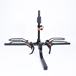 Portabicicletas con Plataforma de Bloqueo Seguro para 2 Bicicletas - Product Image 1