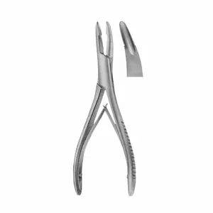 Instrumentos Quirúrgicos Dentales Profesionales Manuales de Acero, Rongeurs para Hueso, Implantes Dentales, Certificación CE Clase I, Empuñadura Acolchada de 5 Mordazas - Product Image 6