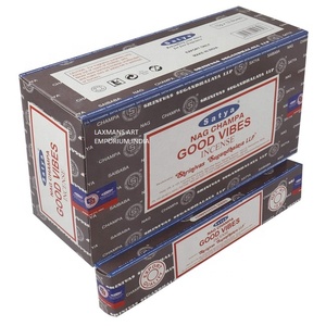 Satya Good Vibes Masala Bâtons d'encens roulés à la main Paquet de 15 grammes Exportateur en gros de l'Inde Satya Encens en gros - Product Image 1