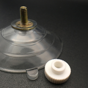 PVC clear Plastic Removable Suction Cup with Screw M4 M5 M6 for Industrial Household Daily Holder Parts - Product Image 1