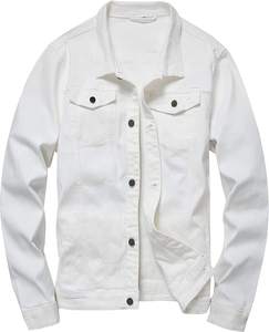 Designer Winter Stand Collar Eco-Friendly Breathable Quick Dry Custom Black Outdoor Men Ripped Vintage Work <b>Denim</b> <b>Jacket</b> - Product Image 1