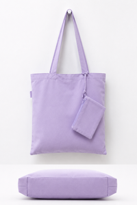 Sac fourre-tout en toile verte avec pochette zippée et poignée d'épaule pour le shopping et les affaires - Product Image 6