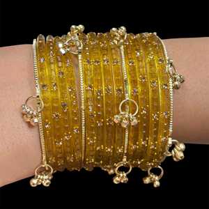 Conjuntos de Pulseras Churian de Moda, Producto Confiable al por Mayor, Tradición Pakistaní e India, Hermosas Pulseras Churiyan para Mujer - Product Image 2
