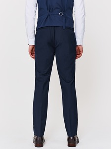 Costume 3 pièces pour homme, blazer, gilet et pantalon, résistant aux plis, confortable pour le bureau et les réunions - Product Image 3